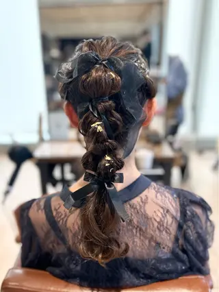 ロング カラー ヘアアレンジ 髙木美緒🌿 レイヤー/アレンジのヘアスタイル