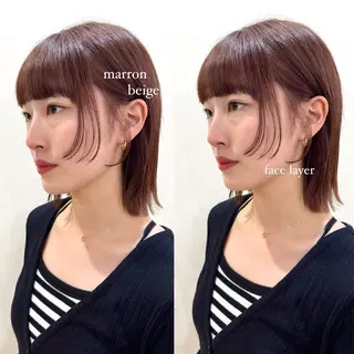 ショート カラー yuuka/ボブ/ダ ブルカラー/髪質改善のヘアスタイル