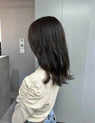 ミディアム 似合わせcut/艶 color🫧ひかりのヘアスタイル