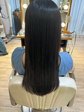 ロング 志賀 菜妃のヘアスタイル