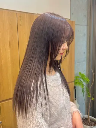 セミロング カラー 🫧髪質改善/Wカラ ー 暖色 🌸桜🌸のヘアスタイル