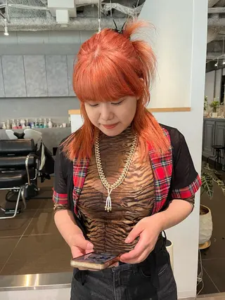 ロング カラー ショート/パーマ/ カラー/FUKOのヘアスタイル