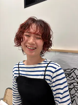 ショート カラー 0:00/japon所属・森川 希莉江のヘアスタイル
