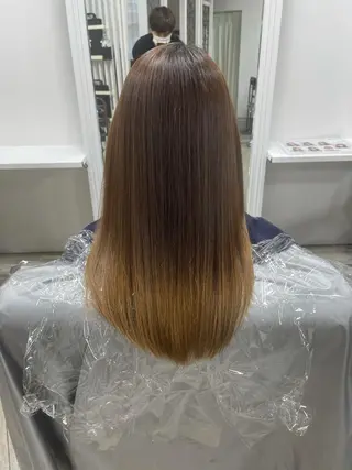 セミロング パーマ 川崎 龍馬のヘアスタイル