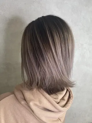 ミディアム カラー RIENS♡xrea 山本優舞のヘアスタイル