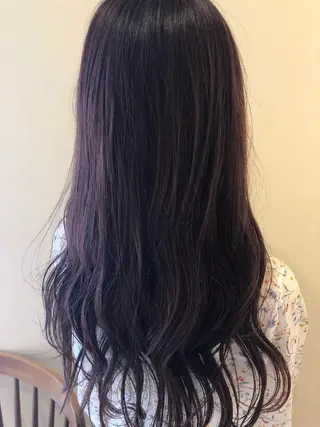 ロング カラー eclat suzumiのヘアスタイル