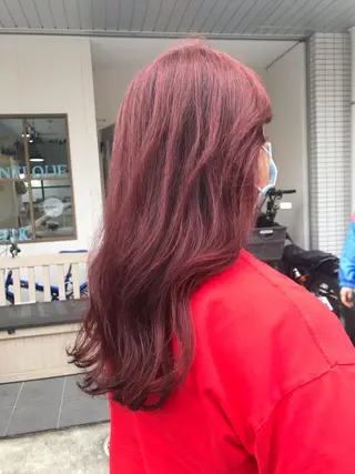 ロング ネモトメイナ🌿 今月末で退職しますのヘアスタイル