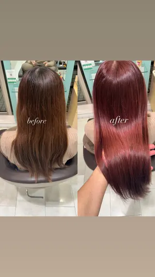 ロング 透明感カラー／ 艶髪／たなべだい🦖のヘアスタイル