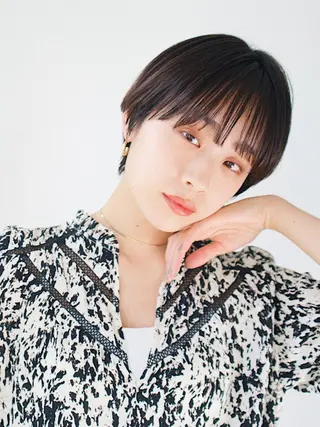 ショート バレイヤージュ茅ヶ崎 オオタ カズキのヘアスタイル