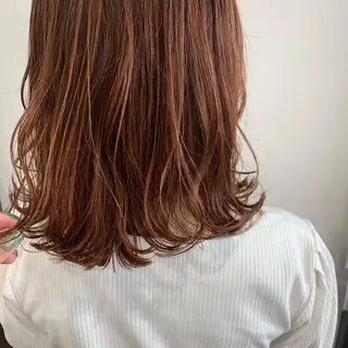 ミディアム カラー いりえ しゃけのヘアスタイル