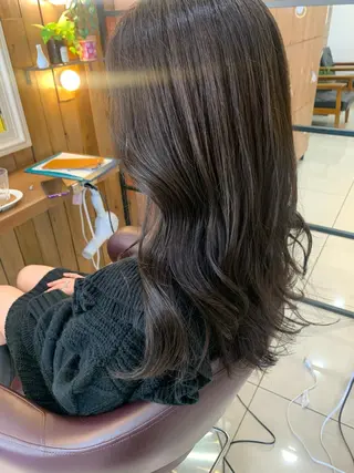 カラー 黒田瀬奈/ボブ まろやかベージュのヘアスタイル