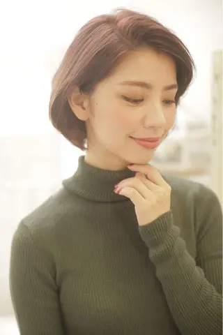 ショート カラー パーマ エイト ウメダのヘアスタイル