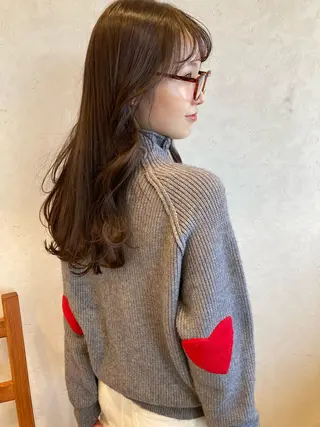 ロング カラー nono/パーマ /顔まわりカット🐈のヘアスタイル