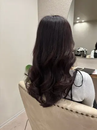 ロング 野村 玲美のヘアスタイル