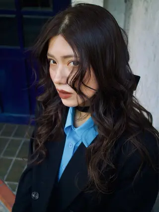 カラー YURiA レイヤー🫧暖色のヘアスタイル