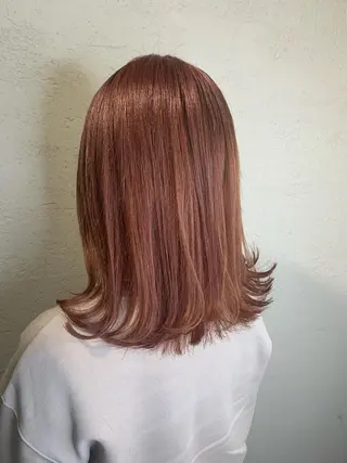 セミロング 池袋/透明感カラー 🎀Yuri🎀のヘアスタイル