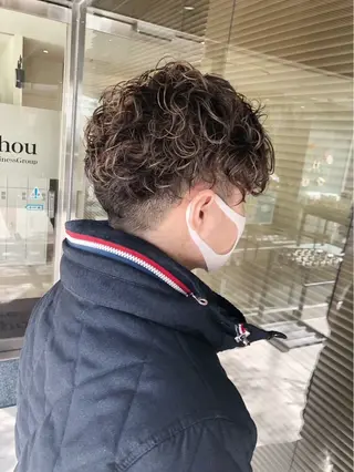 パーマ メンズ hair make　chou-chou所属・仁井 莉央のヘアスタイル