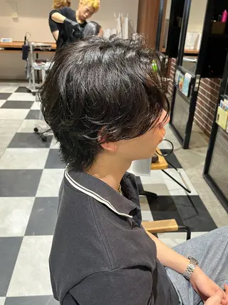 ミディアム パーマ メンズ 🎧メンズ特化/ パーマ/RUI🎧のヘアスタイル