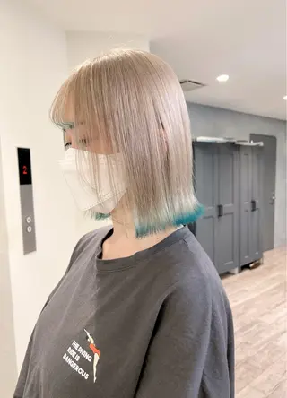 ミディアム ＆so.所属・SENA/ハイトーン /コーンロウのヘアスタイル