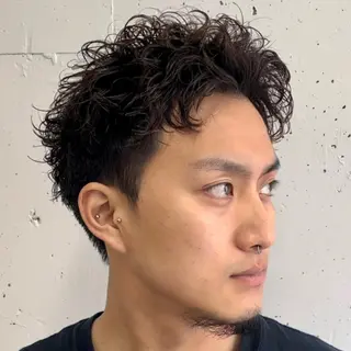 ショート パーマ メンズ 立川/メンズパーマ 厚進太郎のヘアスタイル