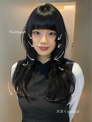 セミロング 柔らかbeige🍪 レイヤー🐩SENAのヘアスタイル