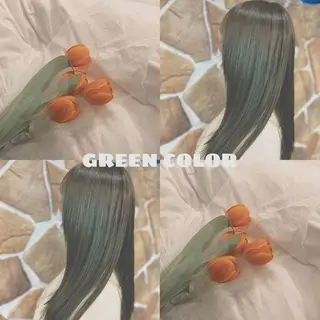 ミディアム カラー エリアNo.1カラー ⭐️hikaru⭐️のヘアスタイル