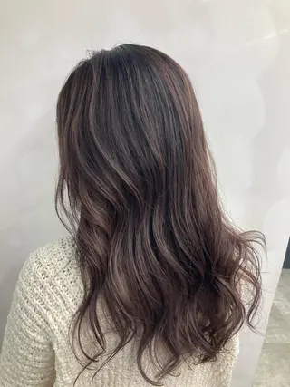 ロング カラー ブリーチ&似合せボブ 田中寛十のヘアスタイル