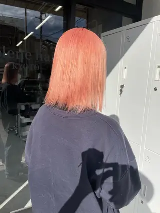 ミディアム ブリーチ　BAM BIのヘアスタイル