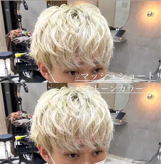 カラー メンズ 心斎橋本町メンズ 美容師ユースケのヘアスタイル