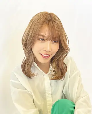 ミディアム 剣持友希/ifh iizuka/高崎のヘアスタイル