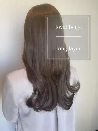 ロング カラー ヘアアレンジ topstylist 芳賀みなみのヘアスタイル