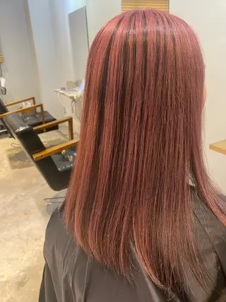 セミロング カラー Gift.hair&spa所属・森崎 歩のヘアスタイル