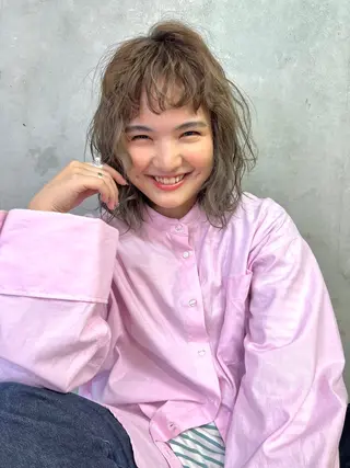 ミディアム 髪質改善ストレート/ coiiはしもとはなのヘアスタイル