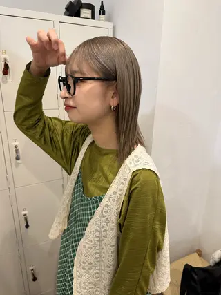 ミディアム カラー 梅田/柔らかカラー/ オオハシ リナコのヘアスタイル