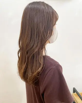 ロング カラー あずまぐち めぐみのヘアスタイル