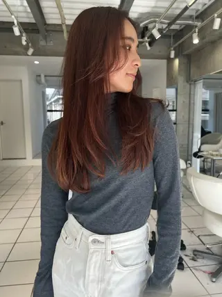 セミロング 🎀ハイトーン/レイ ヤー/Reina🎀のヘアスタイル