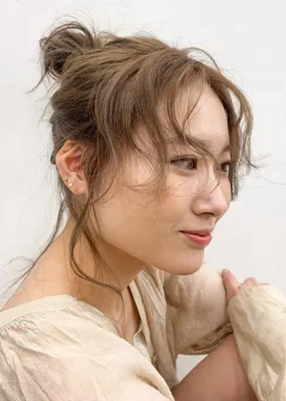 カラー ヘアアレンジ anli所属・tomomi /レイヤーカットのヘアスタイル