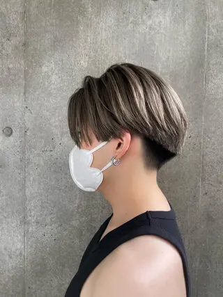 メンズ 松本平太郎美容室大宮店所属・もりたみかこ 美容師お休み中のヘアスタイル