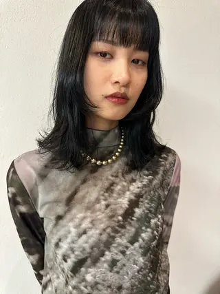 ミディアム お悩み解決パーマ hana🩰のヘアスタイル