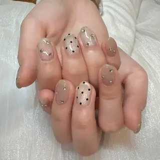 ネイル ネイル/耳つぼ 🖤RIKOのネイルデザイン