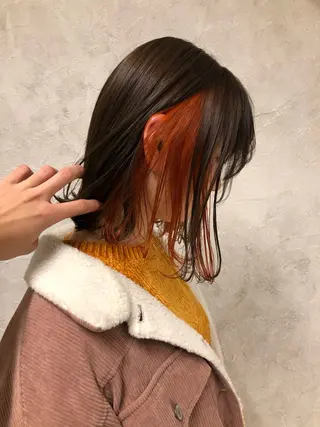 ミディアム カラー FLEUR by little所属・🌸モテヘア🌸 ﾀﾞｲﾁのヘアスタイル
