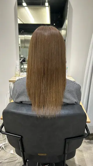 セミロング カラー himari💜 暖色カラー/レイヤーのヘアスタイル