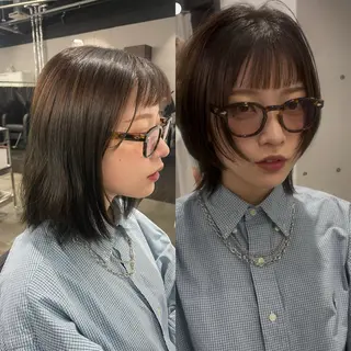 ミディアム 原田 智行のヘアスタイル