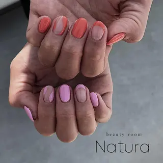 ネイル マツエク・マツパ アイブロウ beautyroom Naturaのネイルデザイン