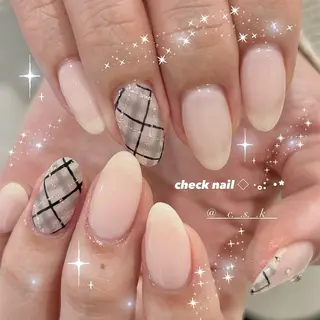 ネイル 🎀チーク/ちゅるん 🫧chisa🎀のネイルデザイン