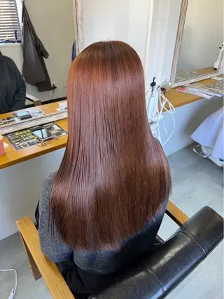 ロング ハイトーン×艶カラー 🤍MIZUKIのヘアスタイル