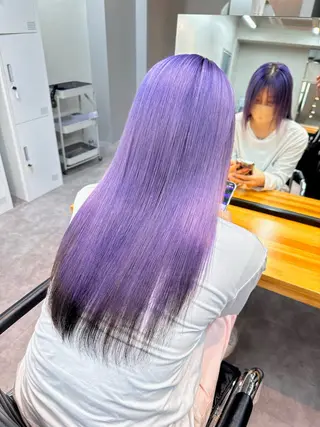 ロング カラー ミルクティーベージュ 💫HARUTOのヘアスタイル