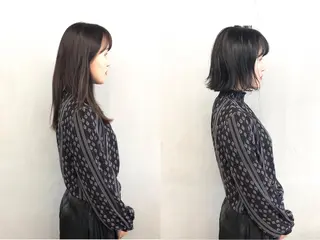 ショート カラー ボブ/ショート/ 白髪染め/メンズ葛西のヘアスタイル