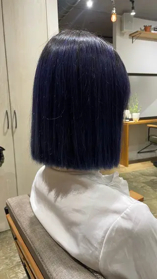 ミディアム 🖤Keina🖤 大人上品カラー.*˚のヘアスタイル