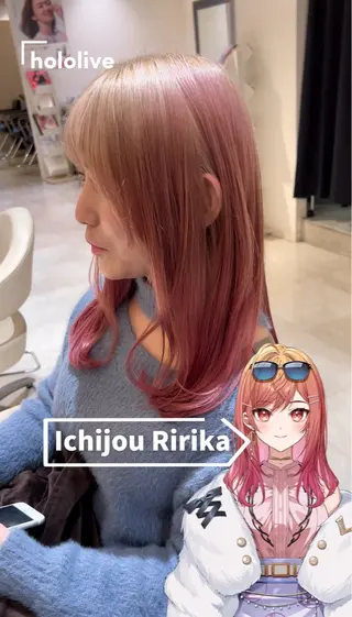 ロング カラー 小顔カット/レイヤー 【WiLL】加藤のヘアスタイル